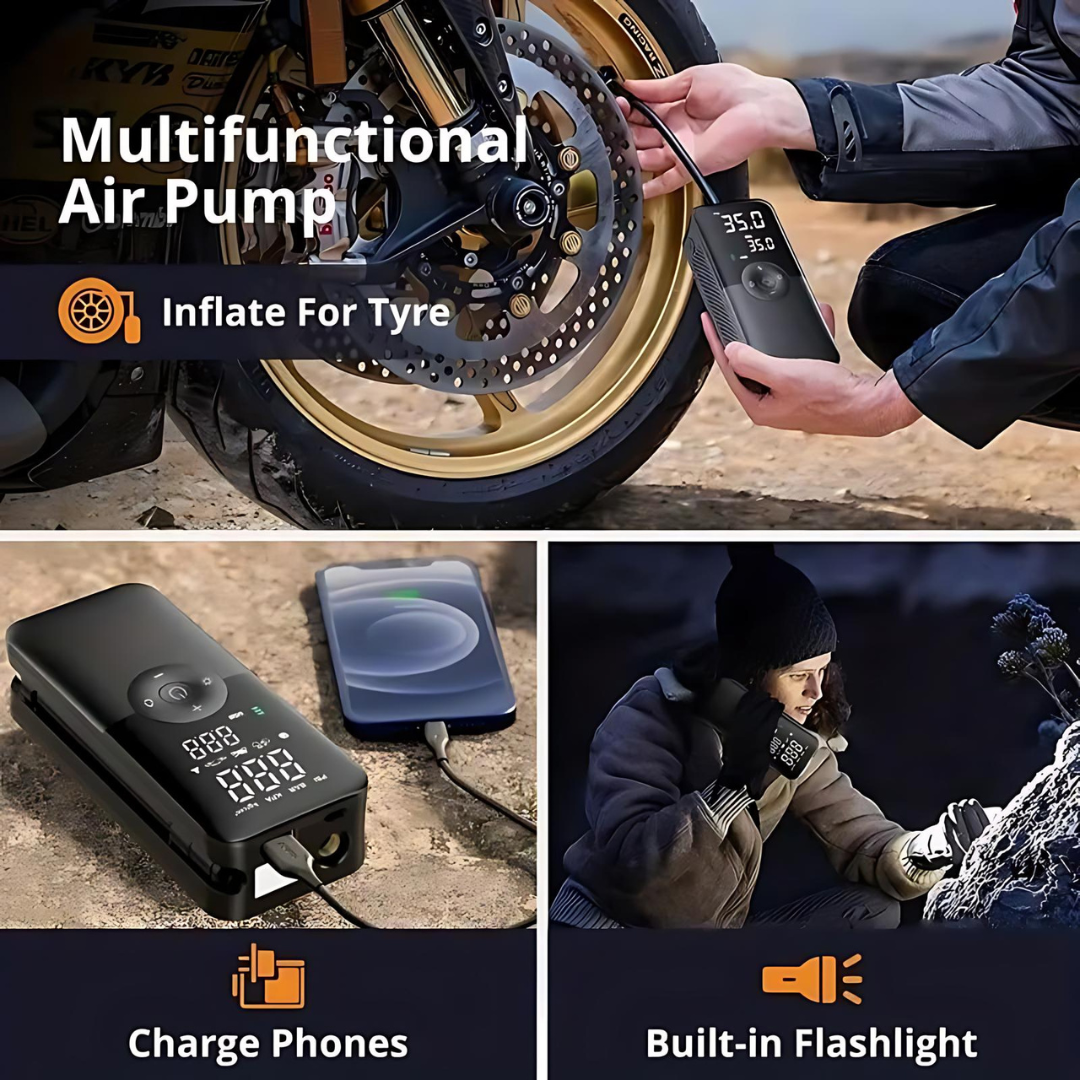 BreezePump™: All In One Portable Compressor