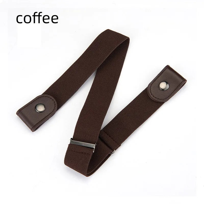 2/1PC No Buckle Belt Easy To Wear