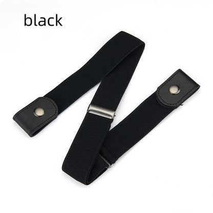 2/1PC No Buckle Belt Easy To Wear